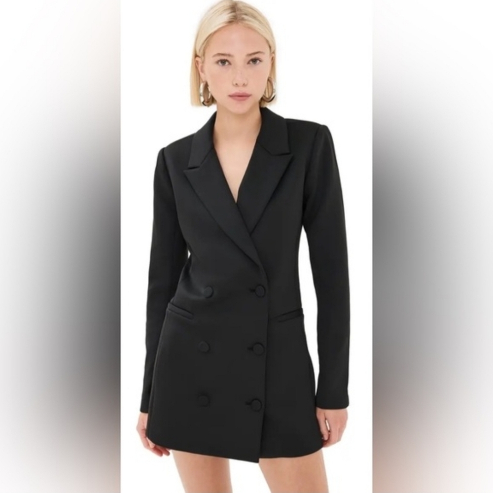 Good American Scuba Blazer Mini Dress